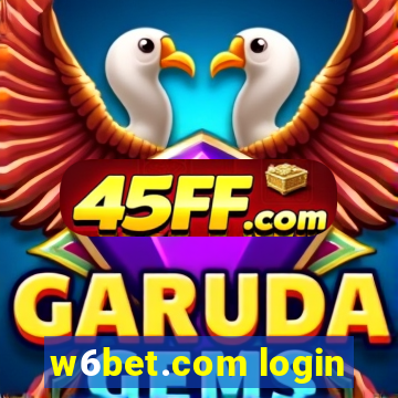 w6bet.com login